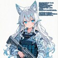 カモフラウルフちゃん ブラックのMCX-Spearバージョン (for マルチビタミンさん) 3枚目