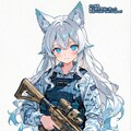 カモフラウルフちゃん ブラックのMCX-Spearバージョン (for マルチビタミンさん) 4枚目