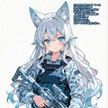 カモフラウルフちゃん ブラックのMCX-Spearバージョン (for マルチビタミンさん) 2枚目