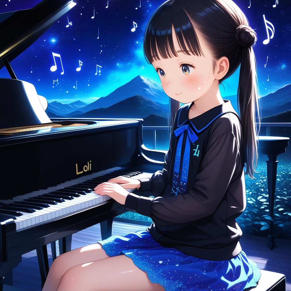 星空の下のステージ