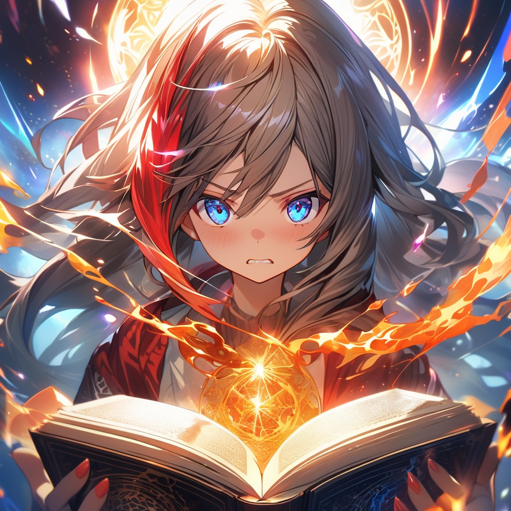 魔法使いの少女の怒り