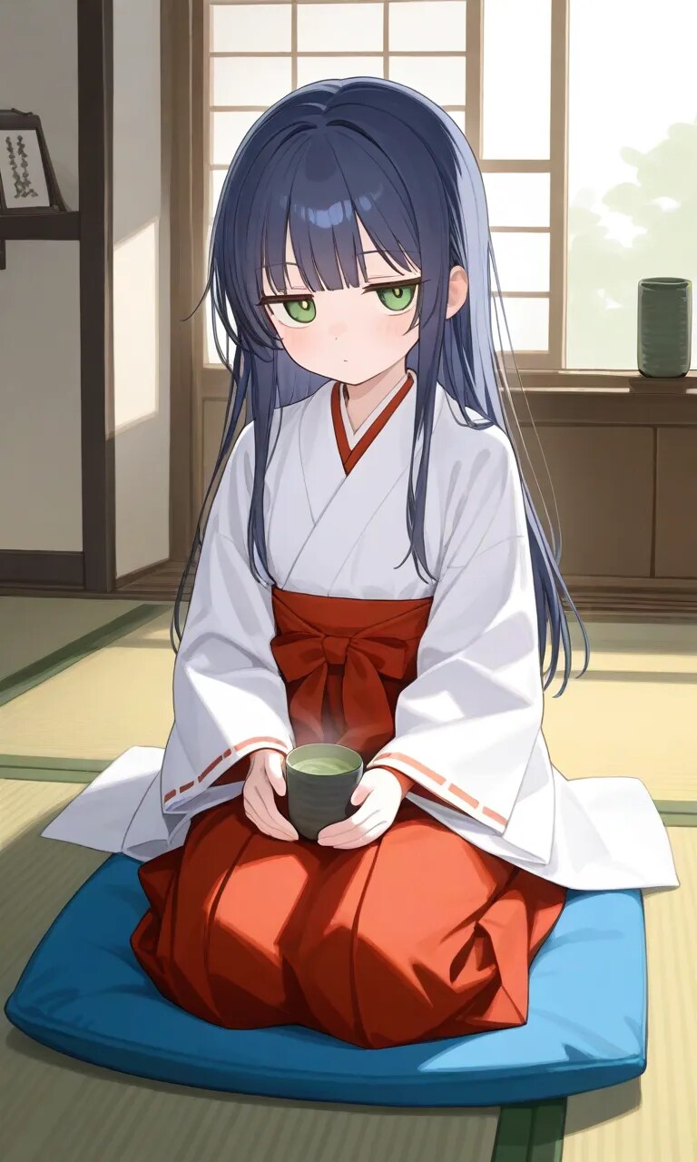 は～、お茶おいしい