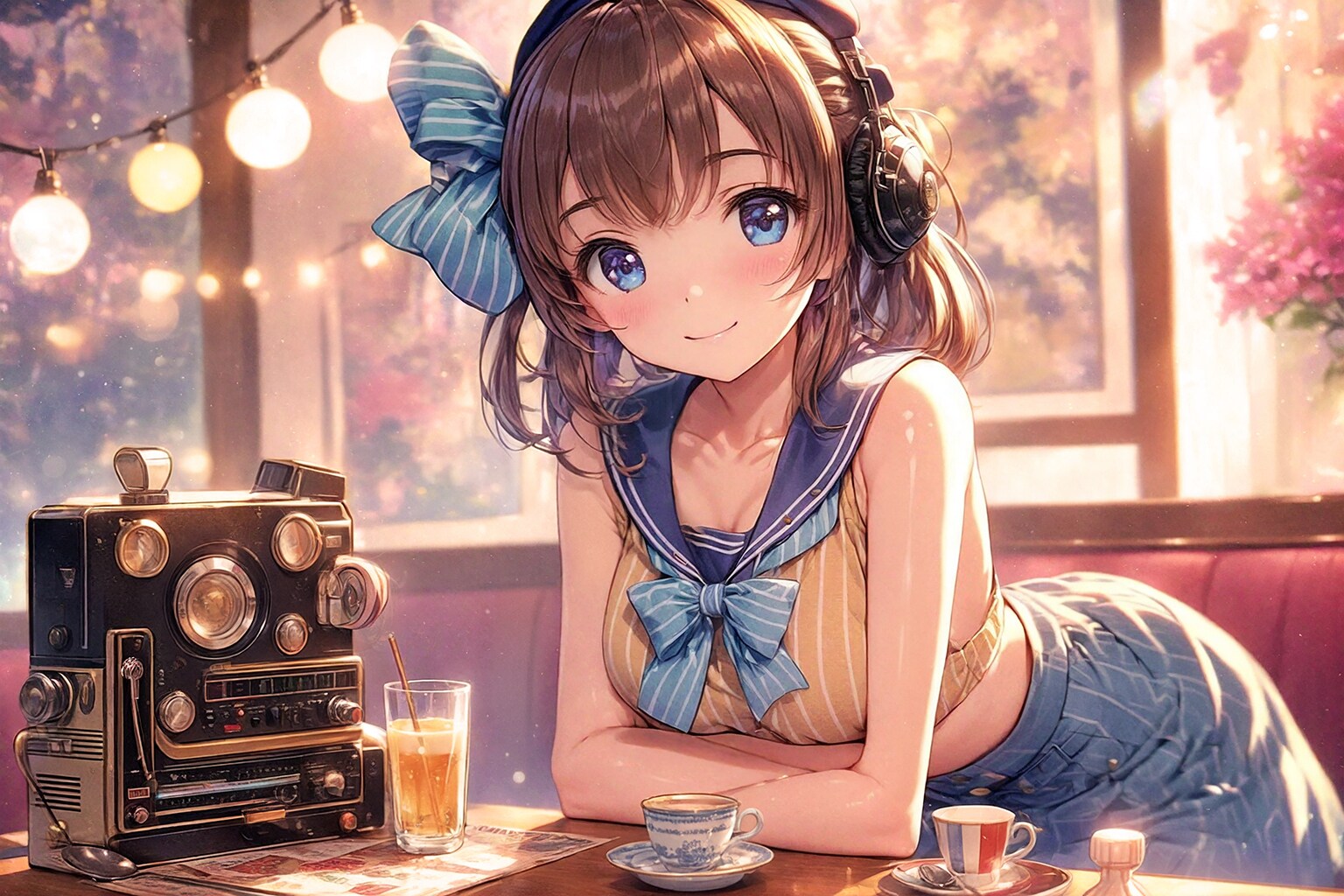 レトロ喫茶 | の人気AIイラスト・グラビア