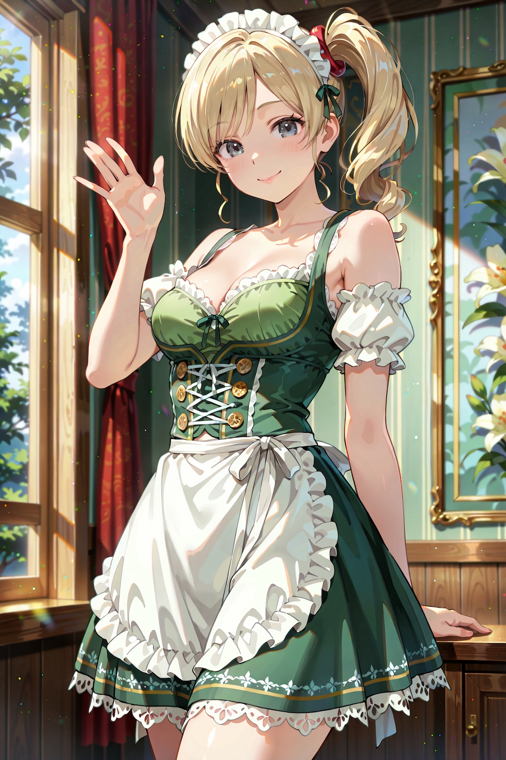 【撮影会】洋館のディアンドル娘 Z527