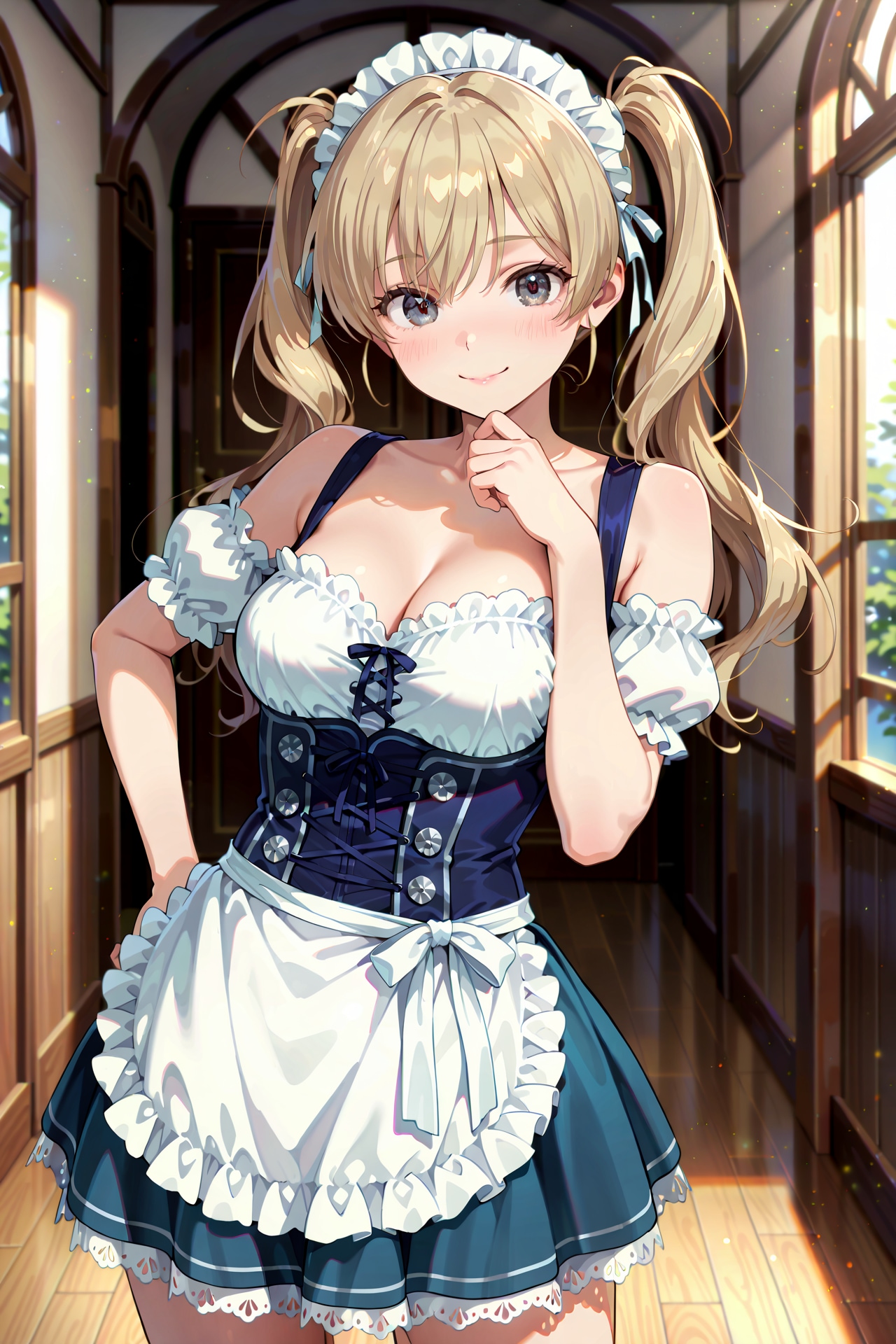 【撮影会】洋館のディアンドル娘 Z527 | の人気AIイラスト・グラビア