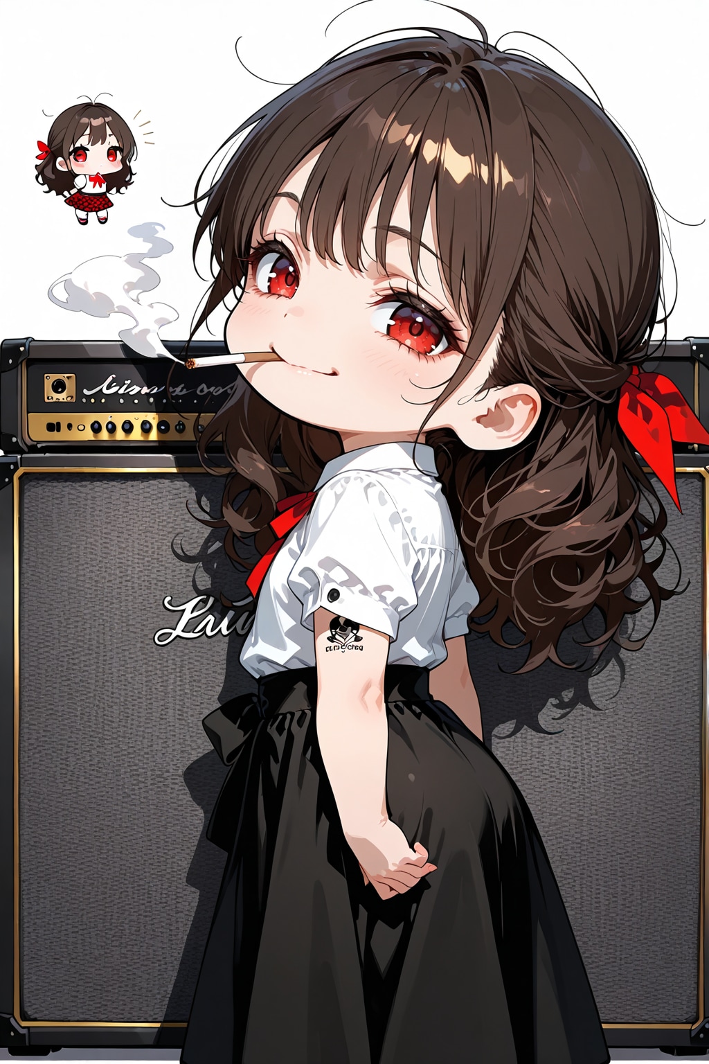 SDなアフワちゃんのギターの師匠