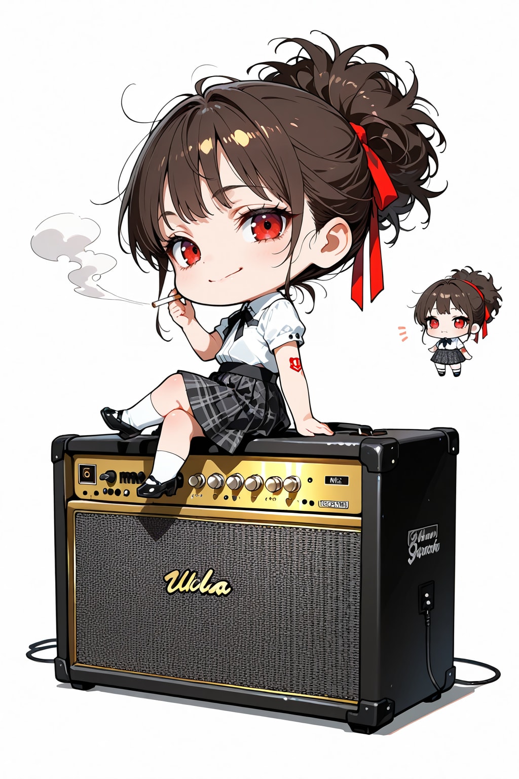 SDなアフワちゃんのギターの師匠 | の人気AIイラスト・グラビア