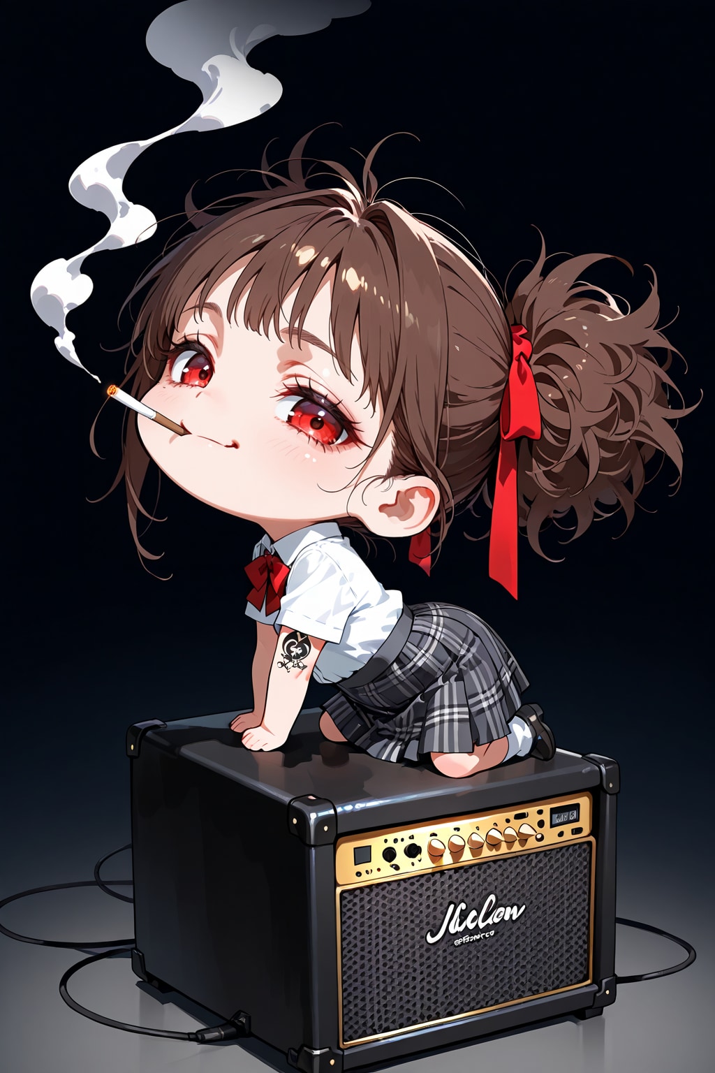 SDなアフワちゃんのギターの師匠