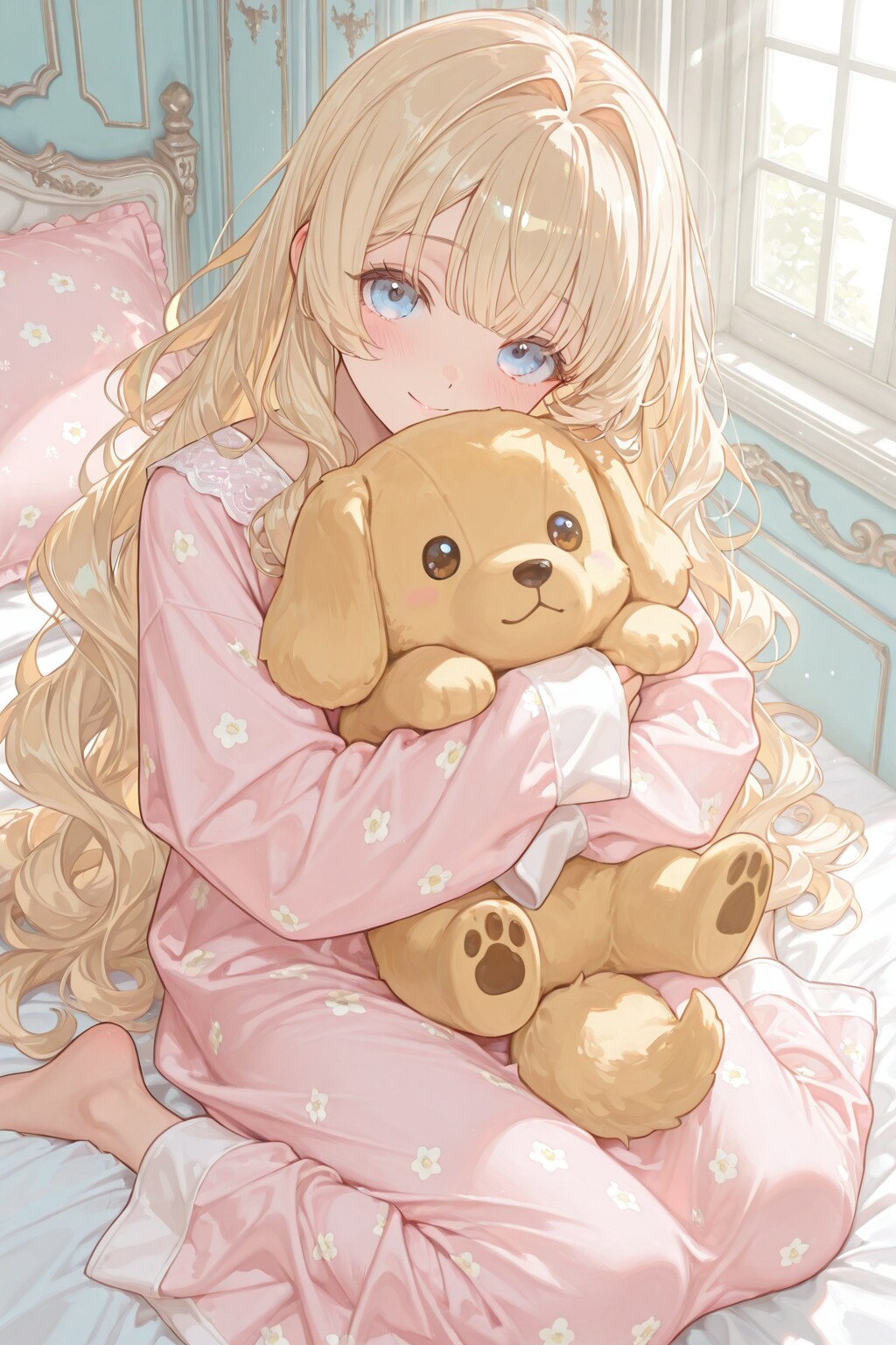 寝るときもいっしょだよ。