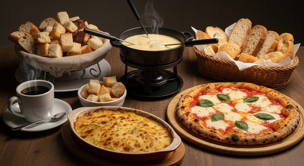 摩訶不思議食堂のチーズ料理セット