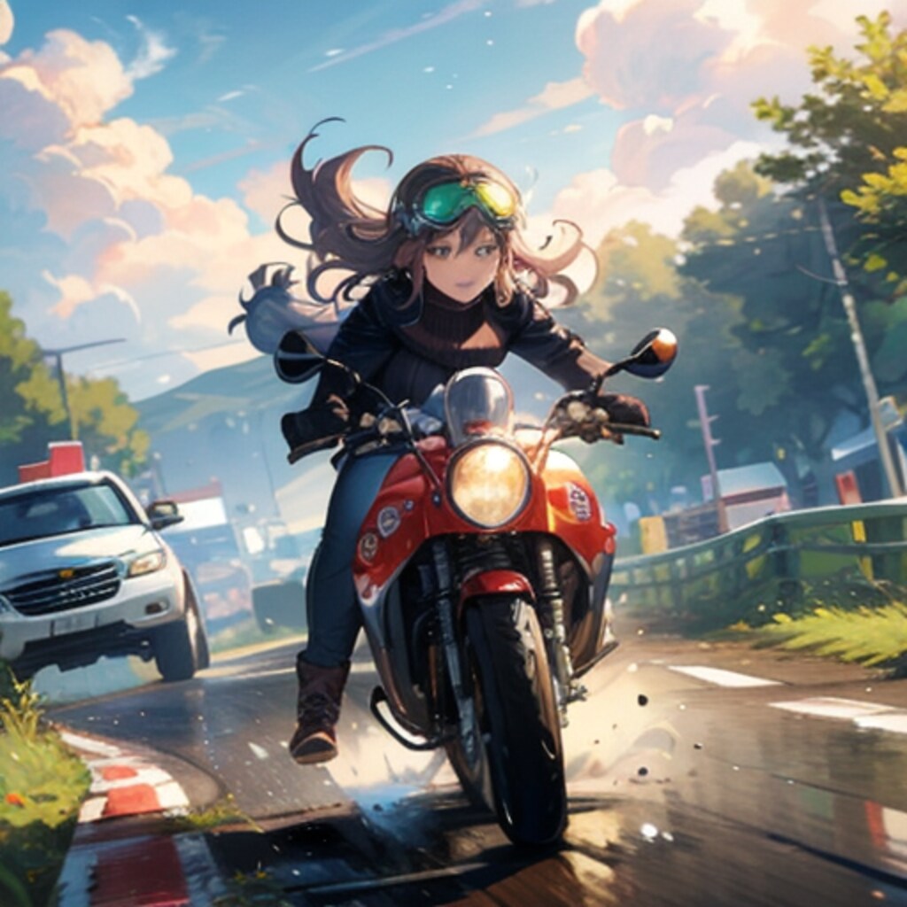 バイク好き彼女