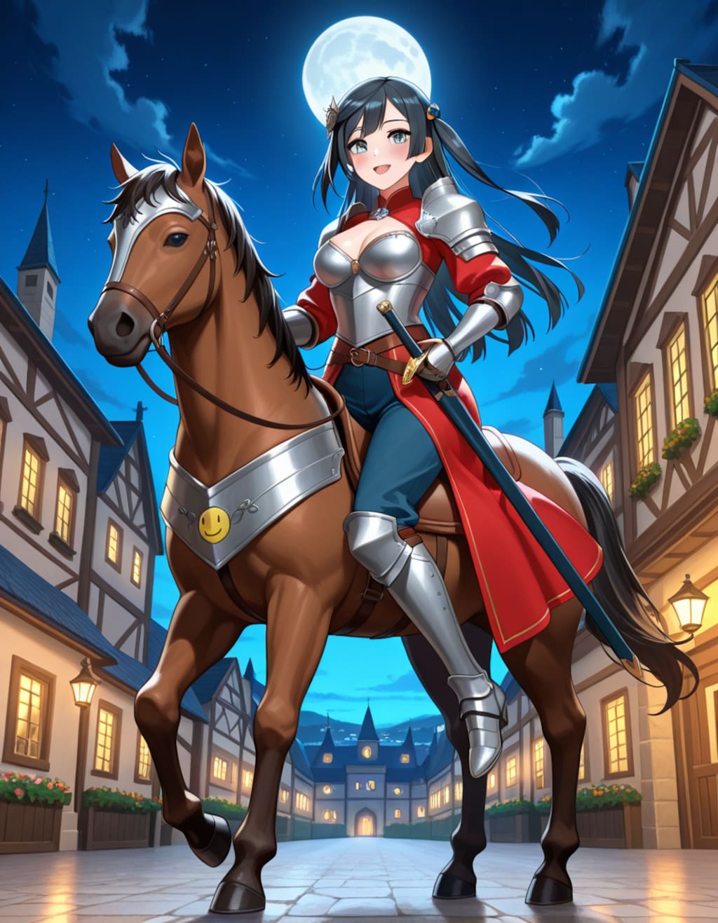 騎士装備のせっつー(PixAI版)