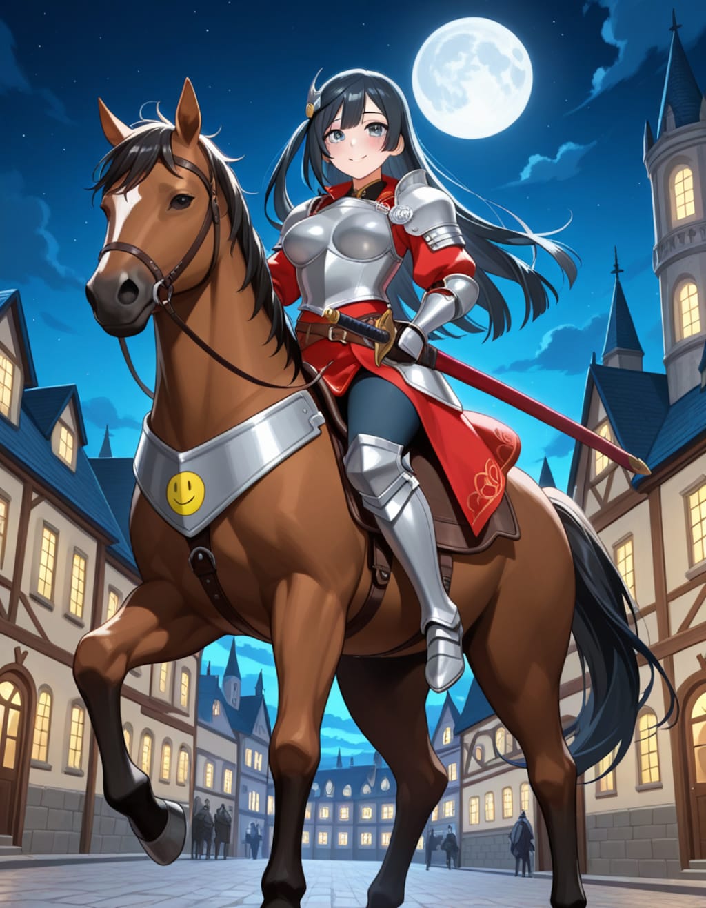 騎士装備のせっつー(PixAI版)