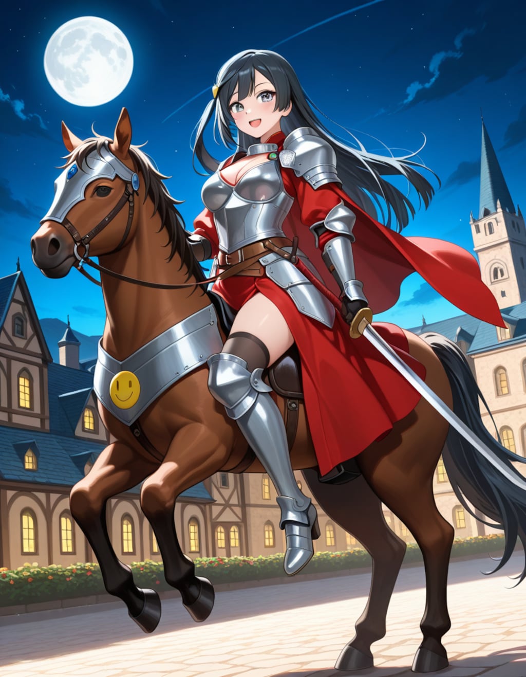 騎士装備のせっつー(PixAI版)