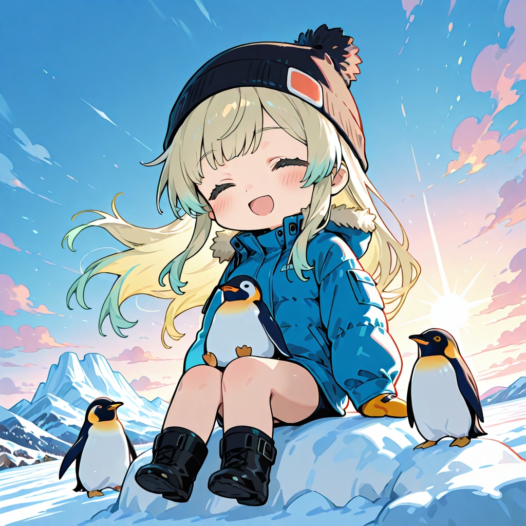 ひざ乗りペンちゃん | の人気AIイラスト・グラビア