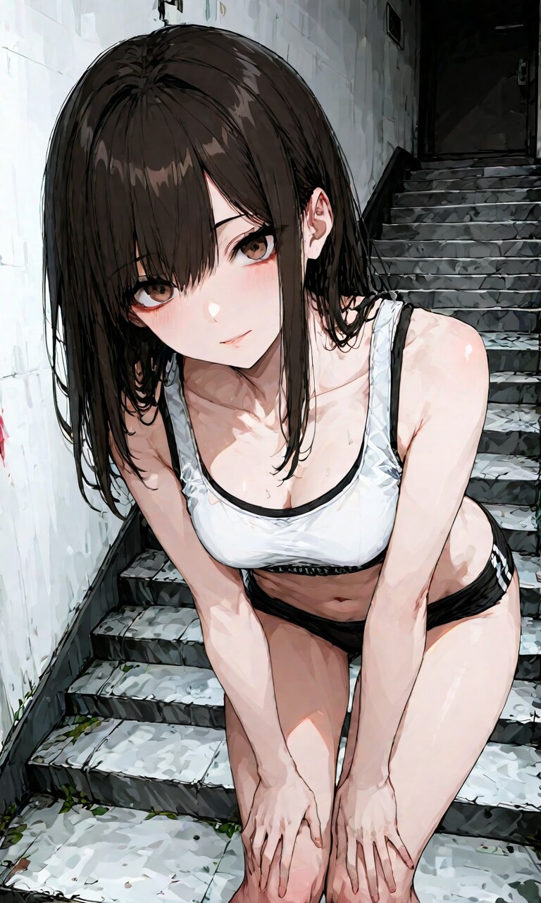 陸上部員の子