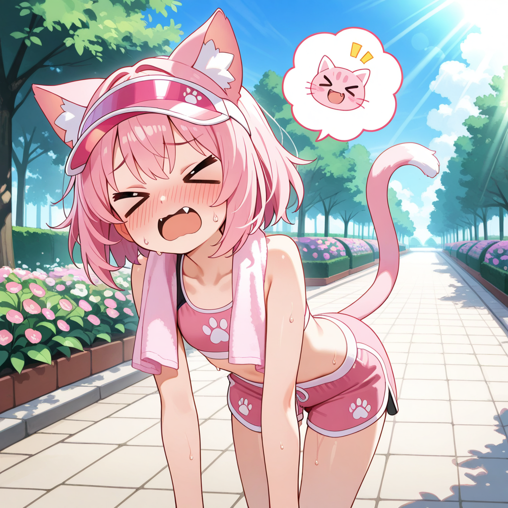 今日は暑いにゃ～💦