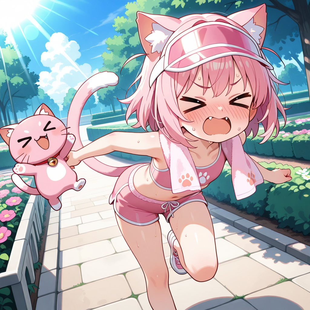 今日は暑いにゃ～💦