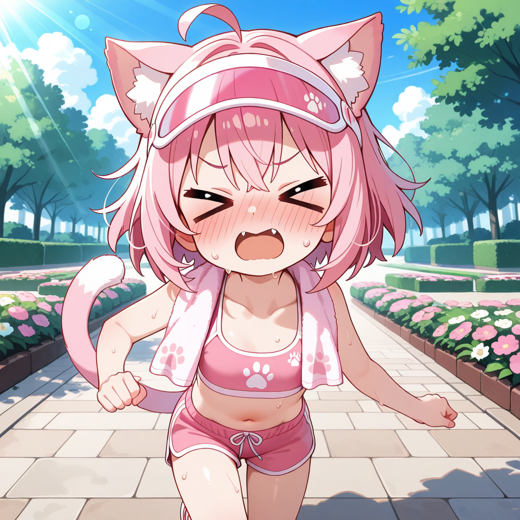 今日は暑いにゃ～💦