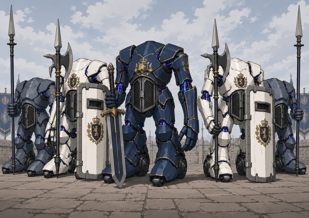 異世界転生ファンタジー用の魔法で動くロボット