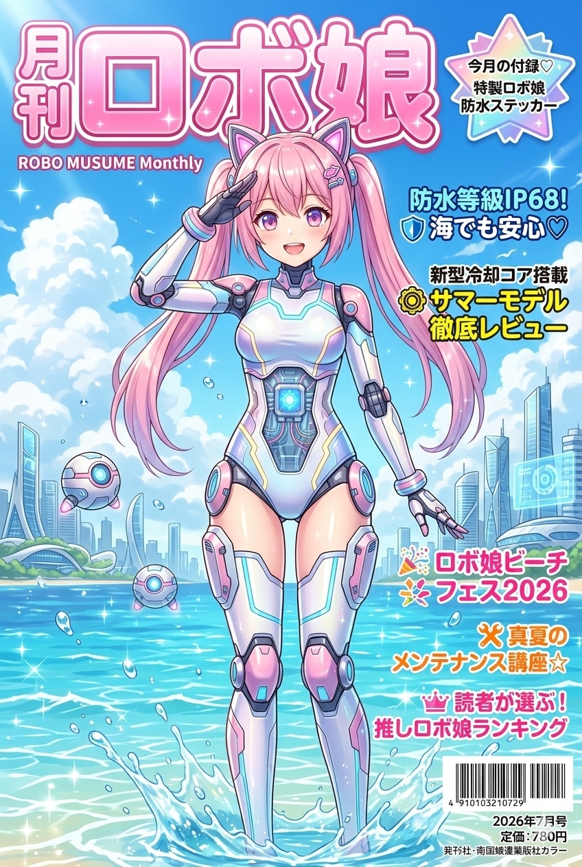 ★月刊ロボ娘 | の人気AIイラスト・グラビア