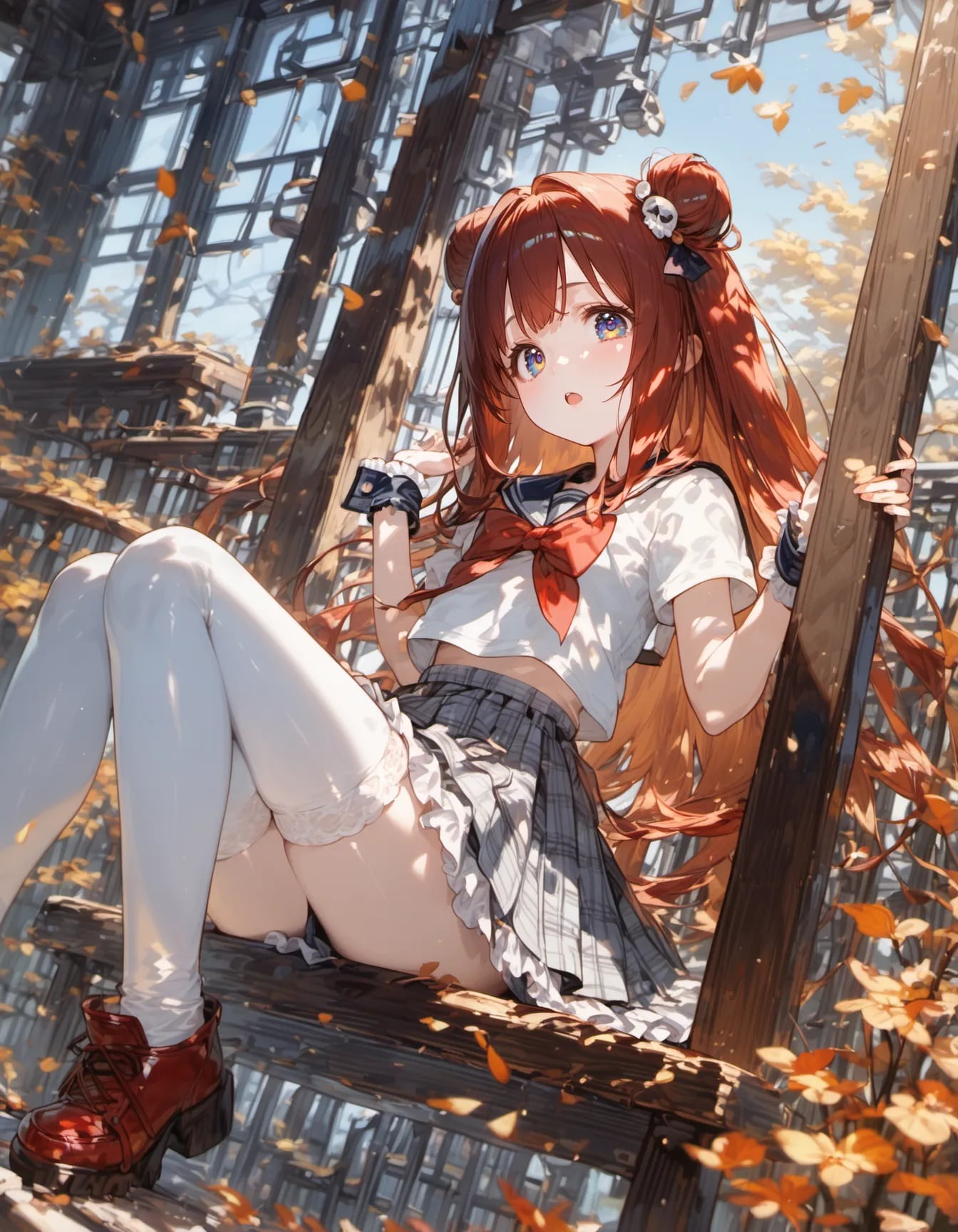 A Seat Left in Ruins | の人気AIイラスト・グラビア