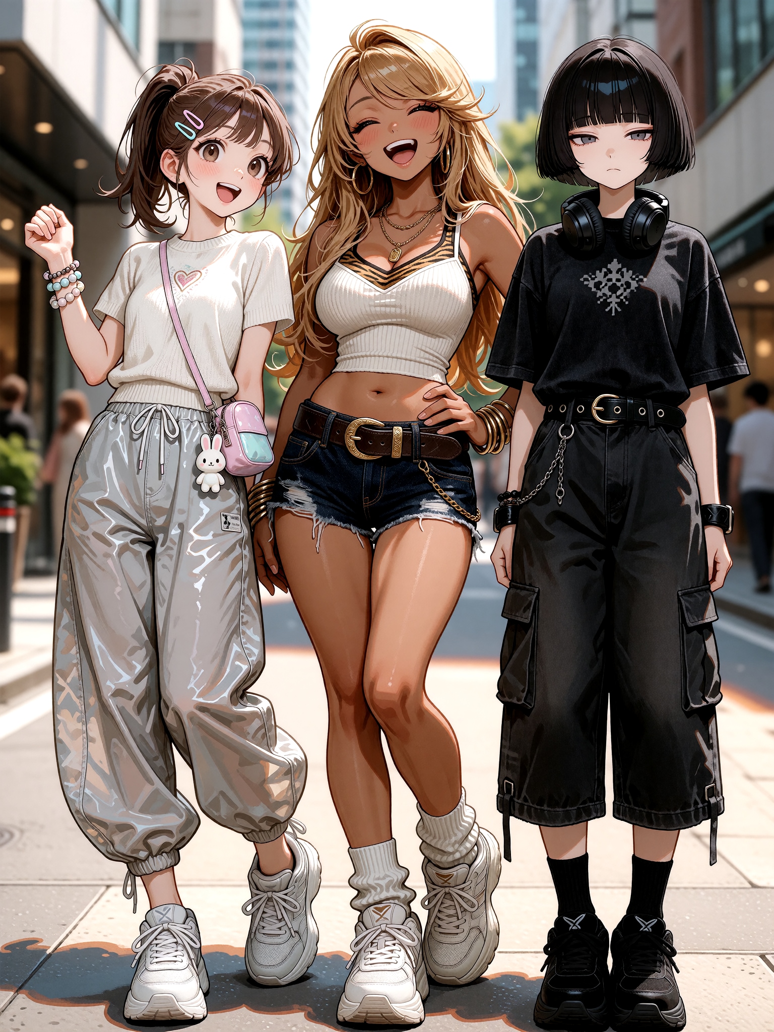 私服にセンスが出るタイプの三人
