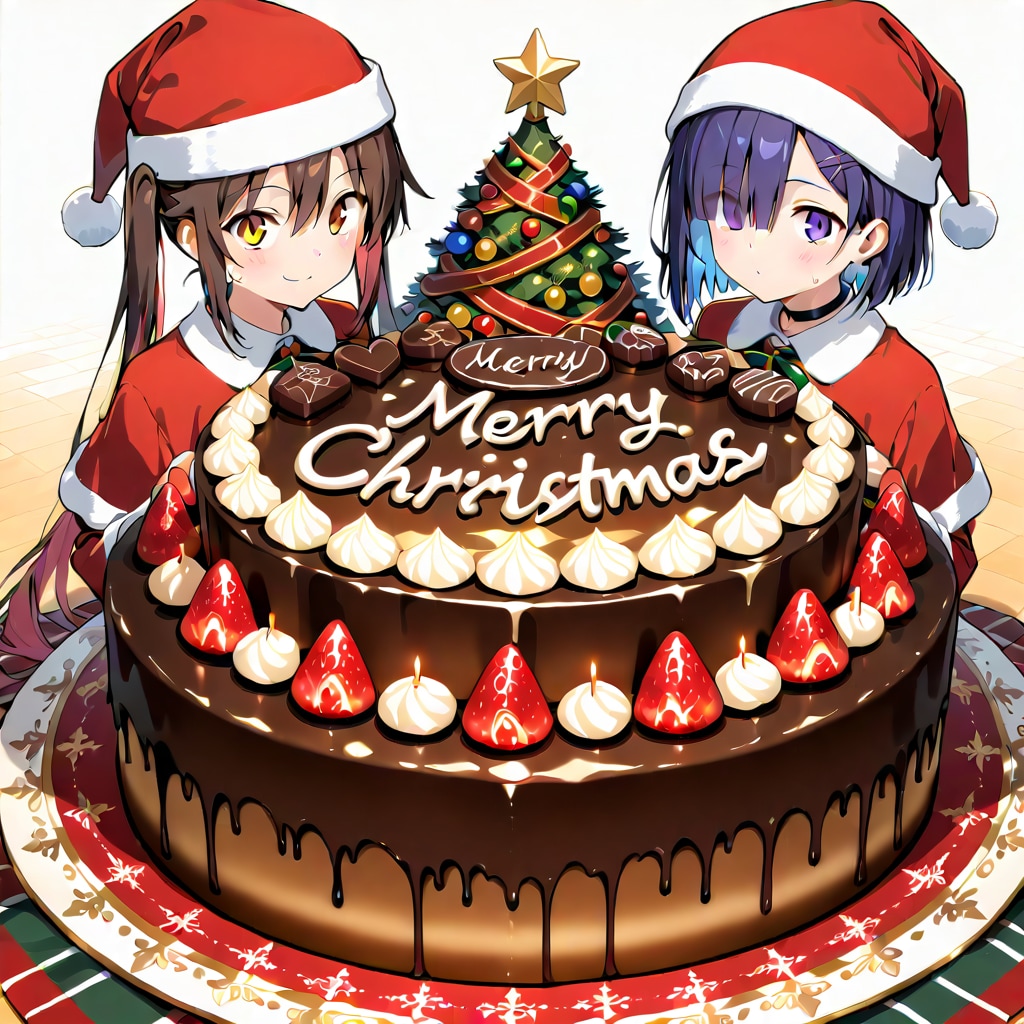 大きなチョコケーキ