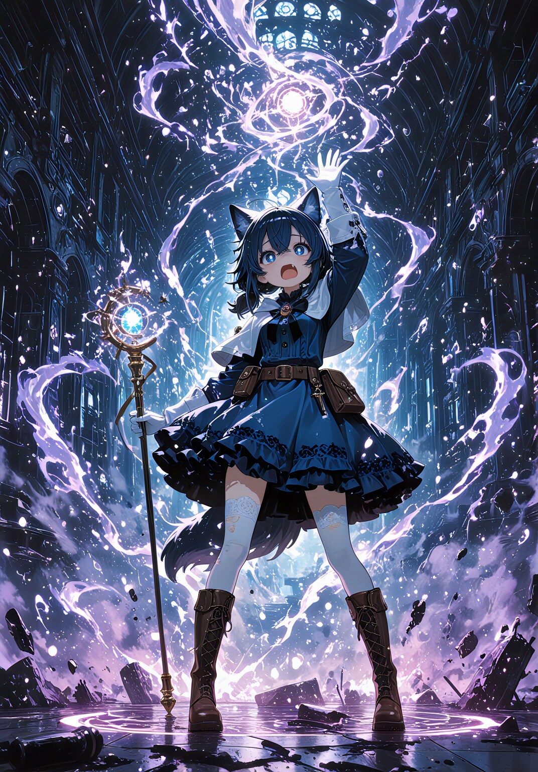 蒼き人狼の少女