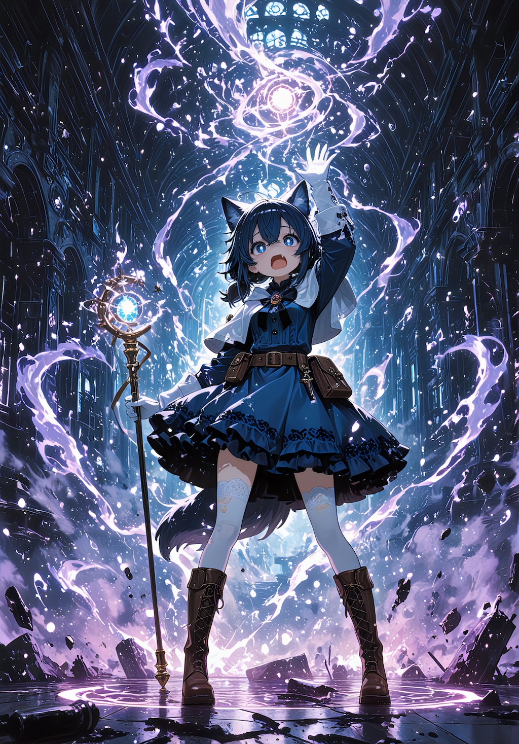 蒼き人狼の少女