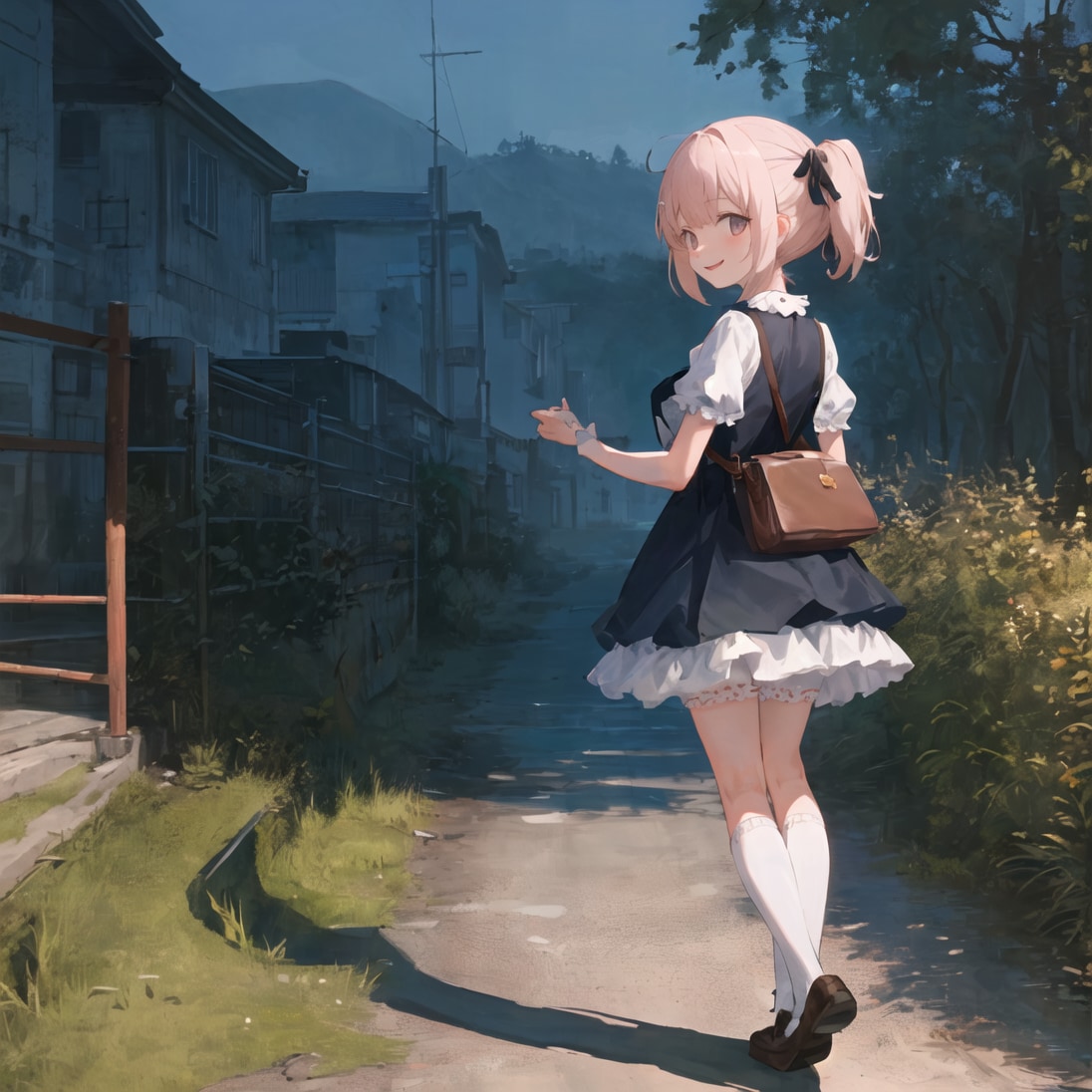 帰り道の少女