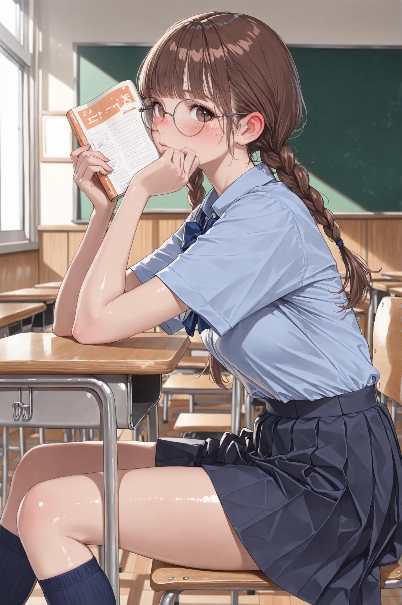 平日・日中・学校 | の人気AIイラスト・グラビア