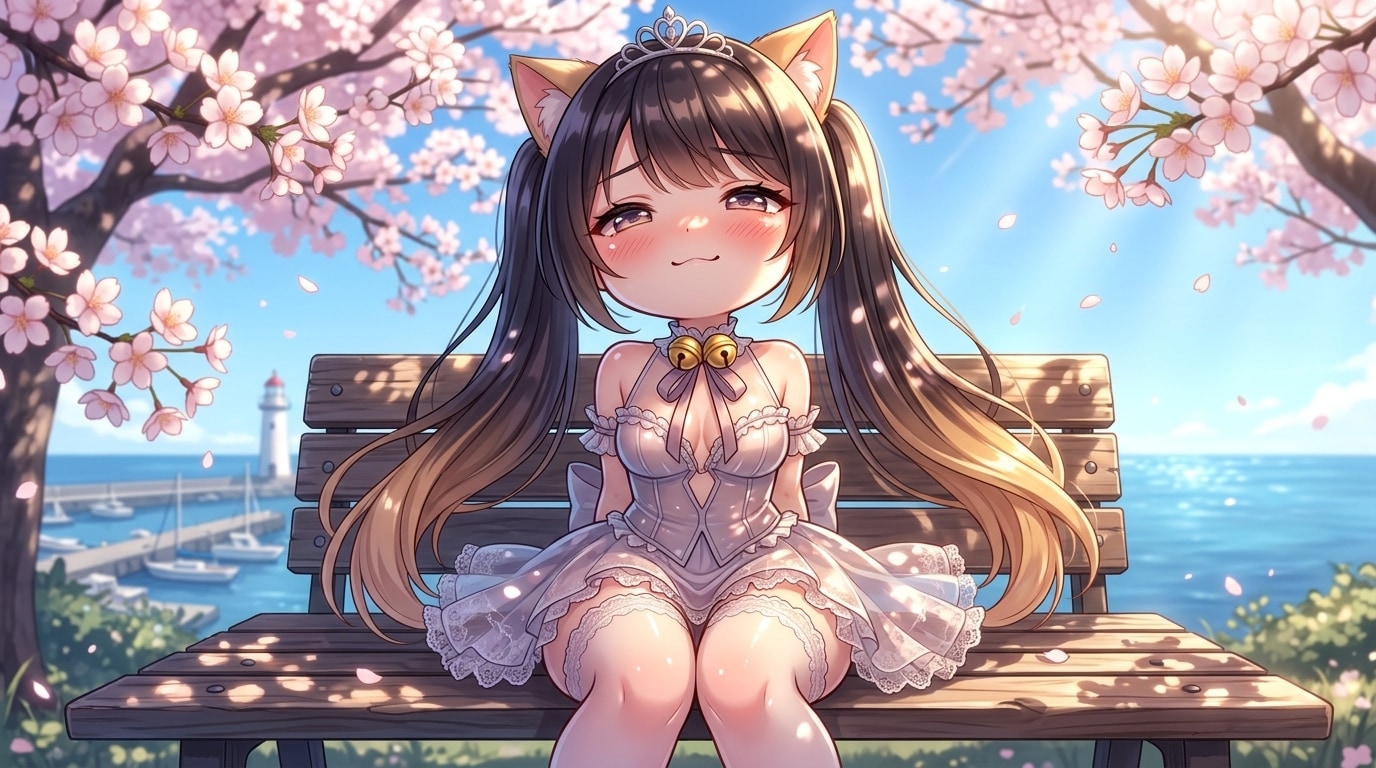 茶ツイにゃん。桜 | の人気AIイラスト・グラビア