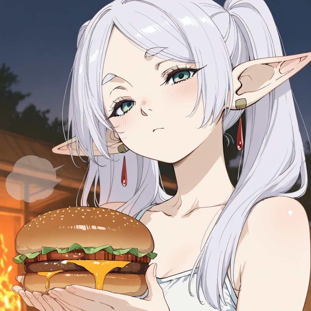ハンバーガーを召し上げれ