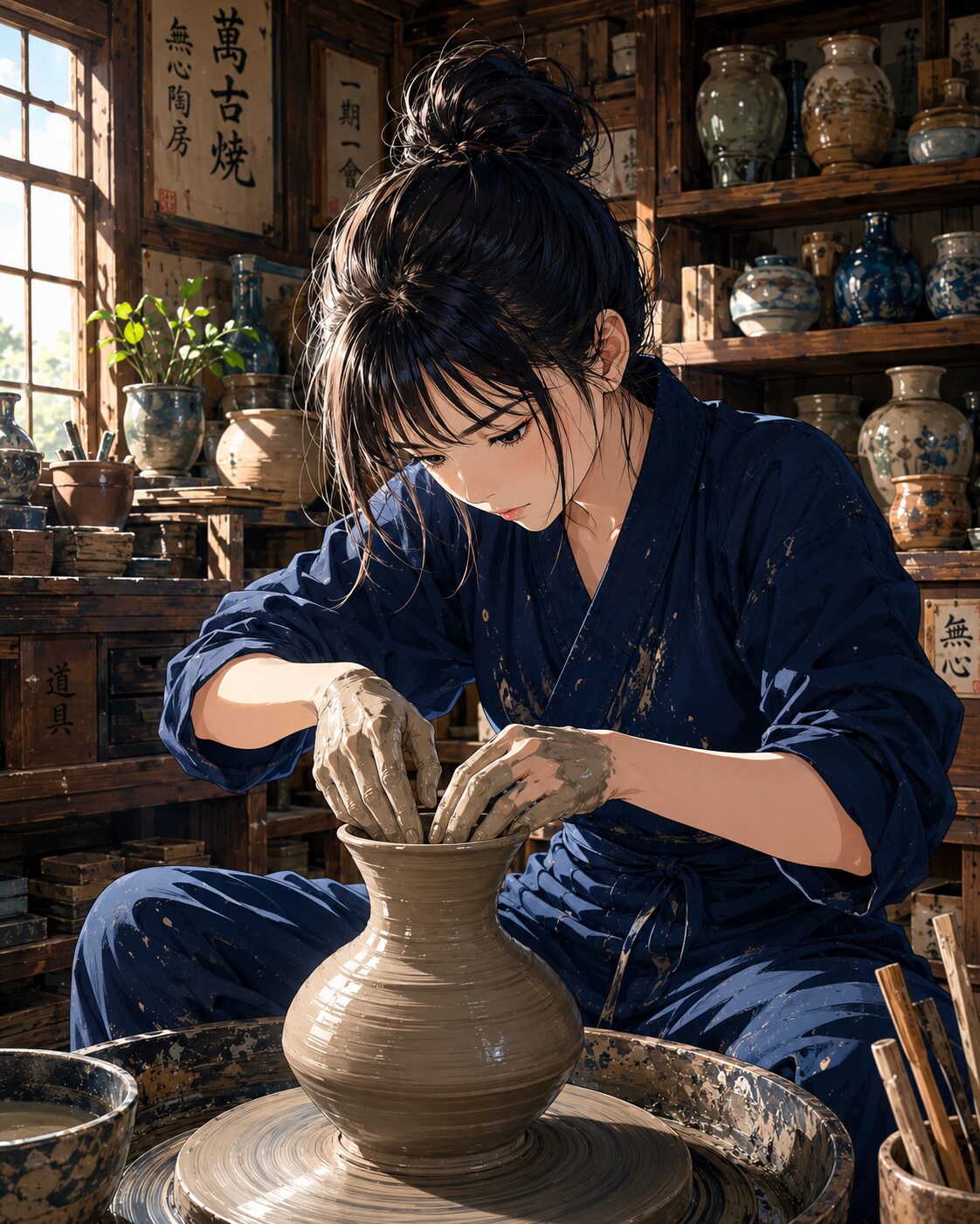 回るろくろ、つながる未来