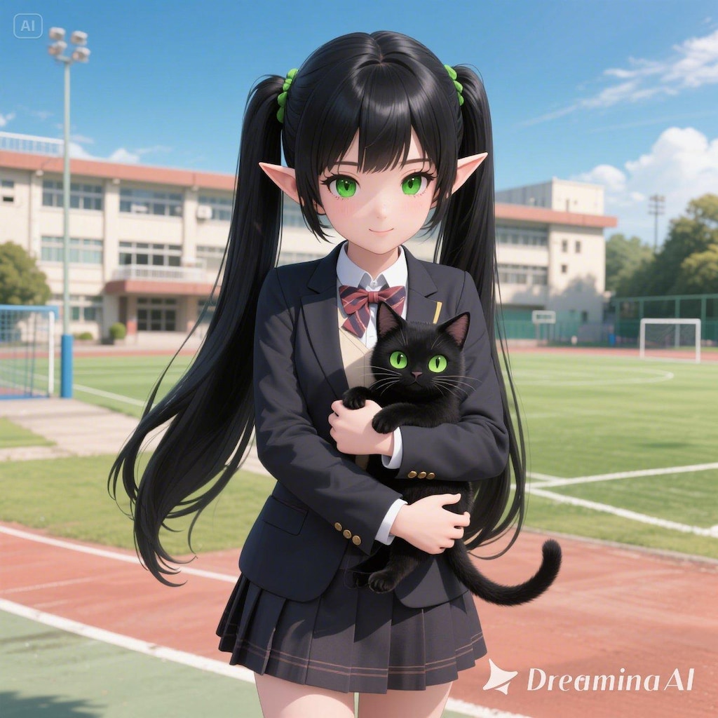 放課後の黒猫日和