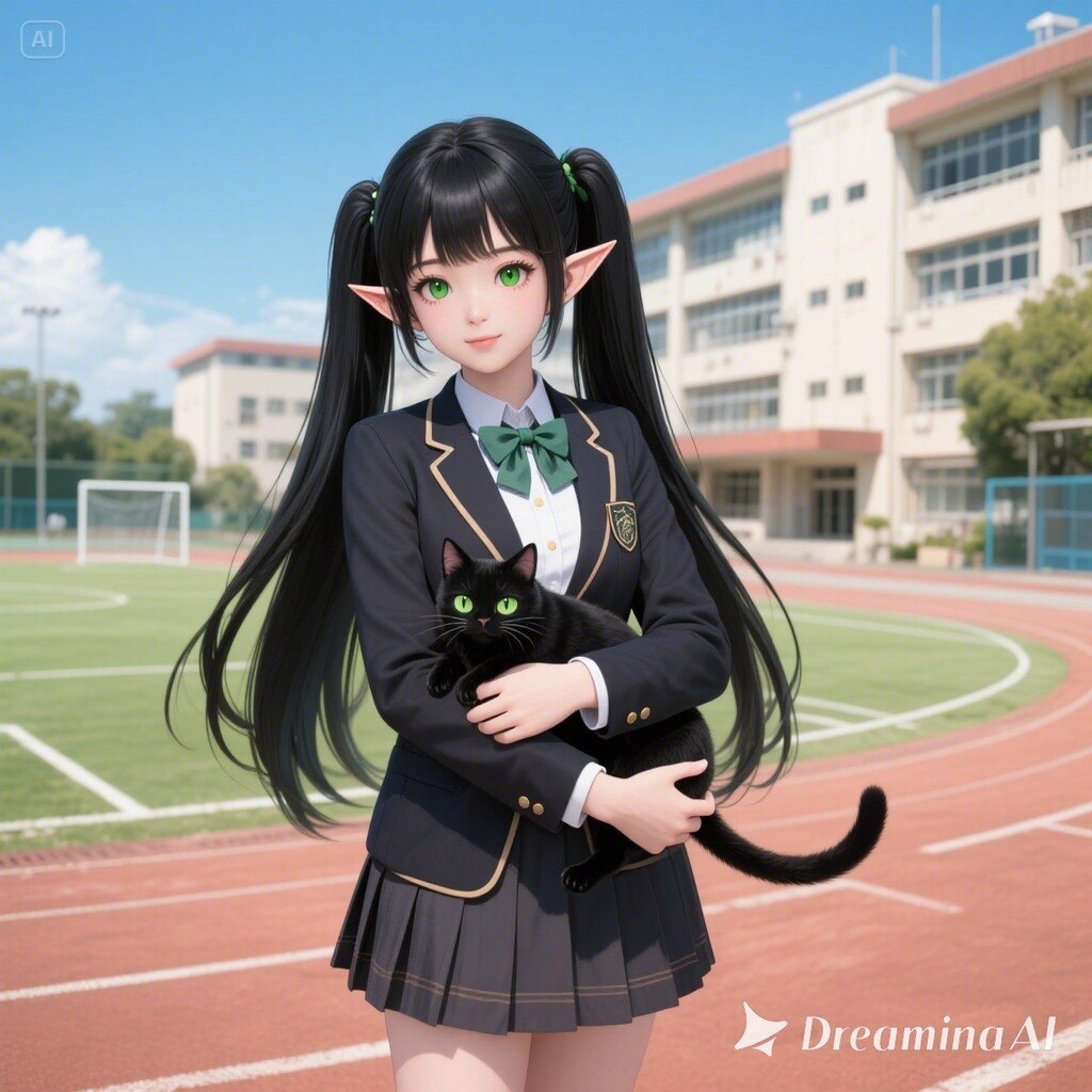 放課後の黒猫日和