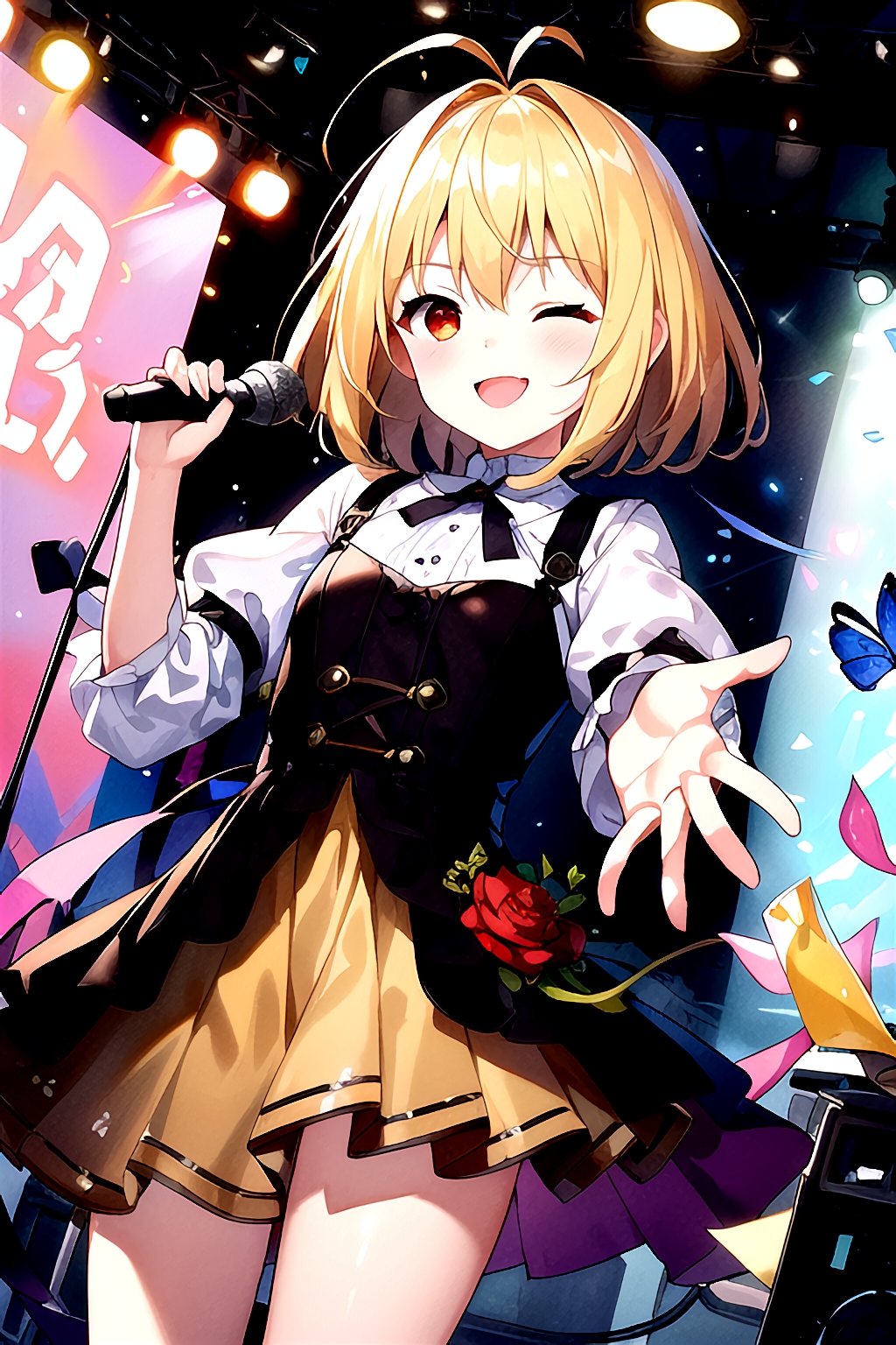 Four seasons全員集合！(白・オレンジ・赤・黄色・ピンク)