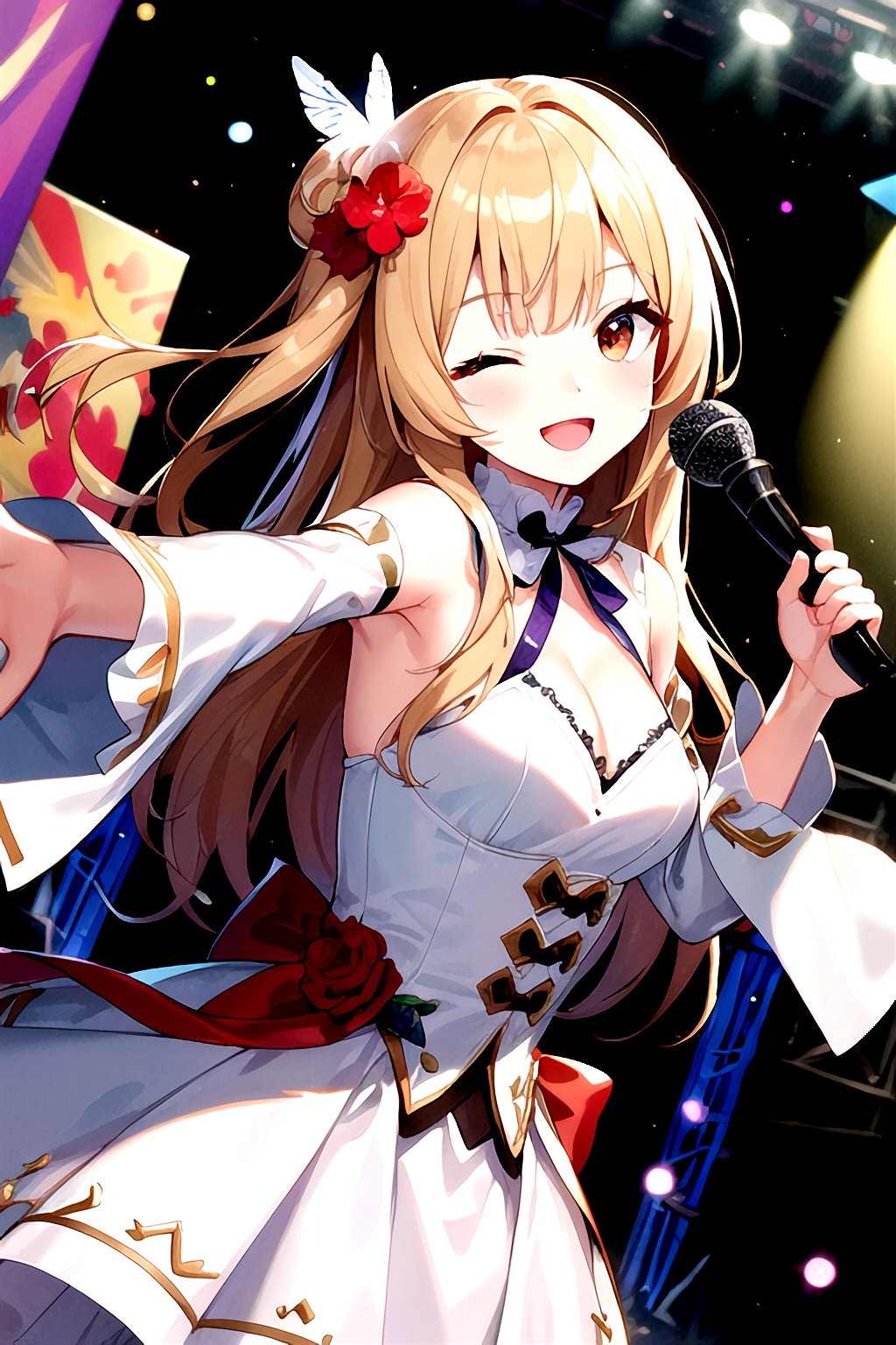 Four seasons全員集合！(白・オレンジ・赤・黄色・ピンク)