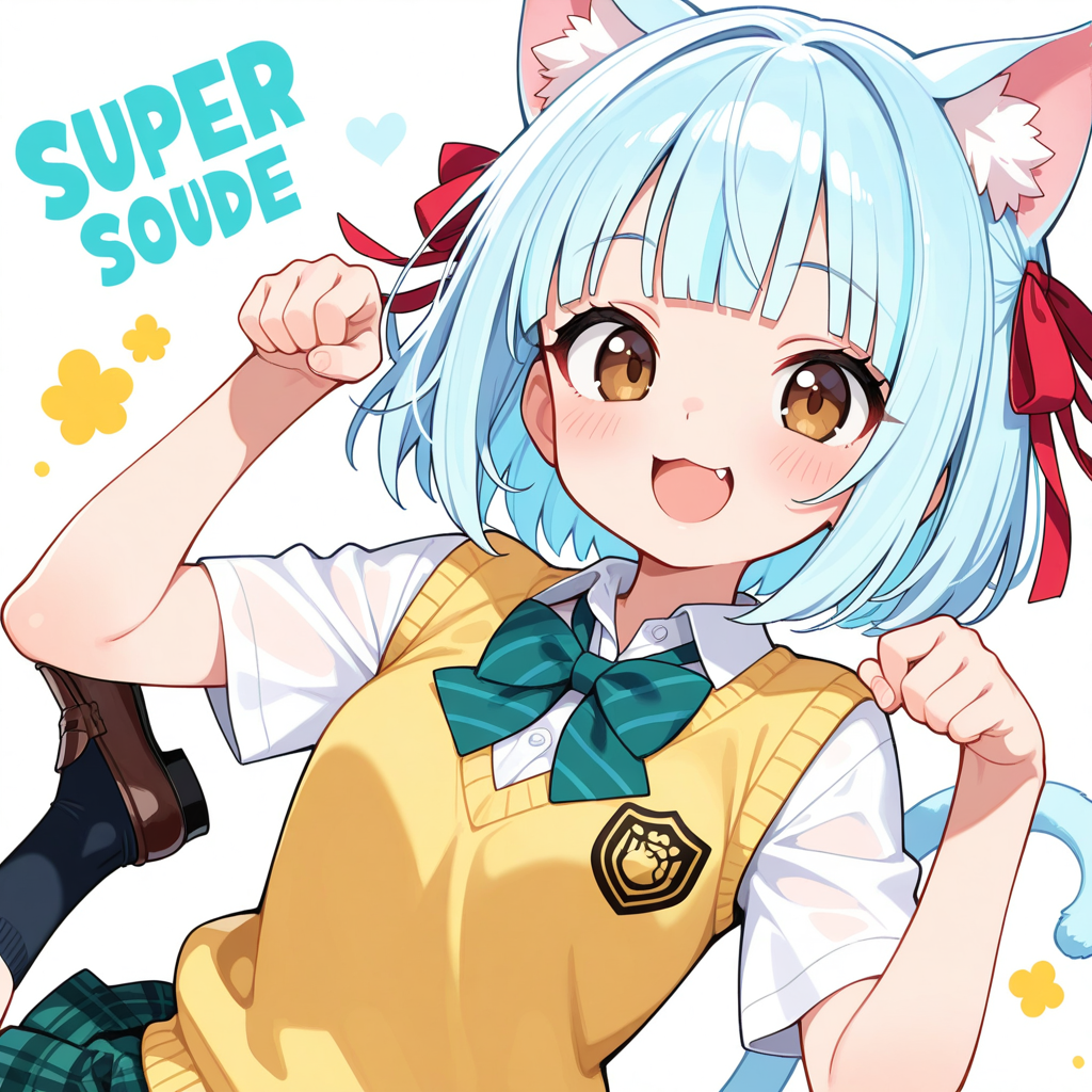 ねこになったウズリポちゃん【リベンジ】 | の人気AIイラスト・グラビア