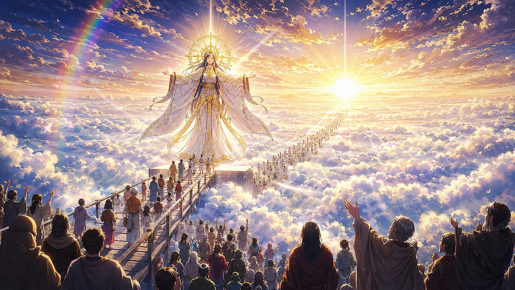 日出る国の神 (大きい少女⑧)