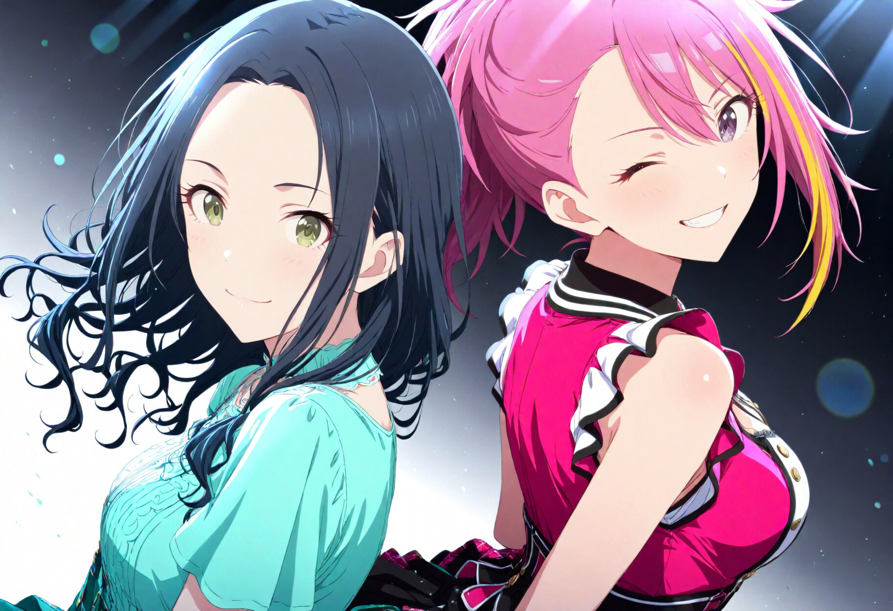 相馬夏美 & 舞浜歩 | の人気AIイラスト・グラビア