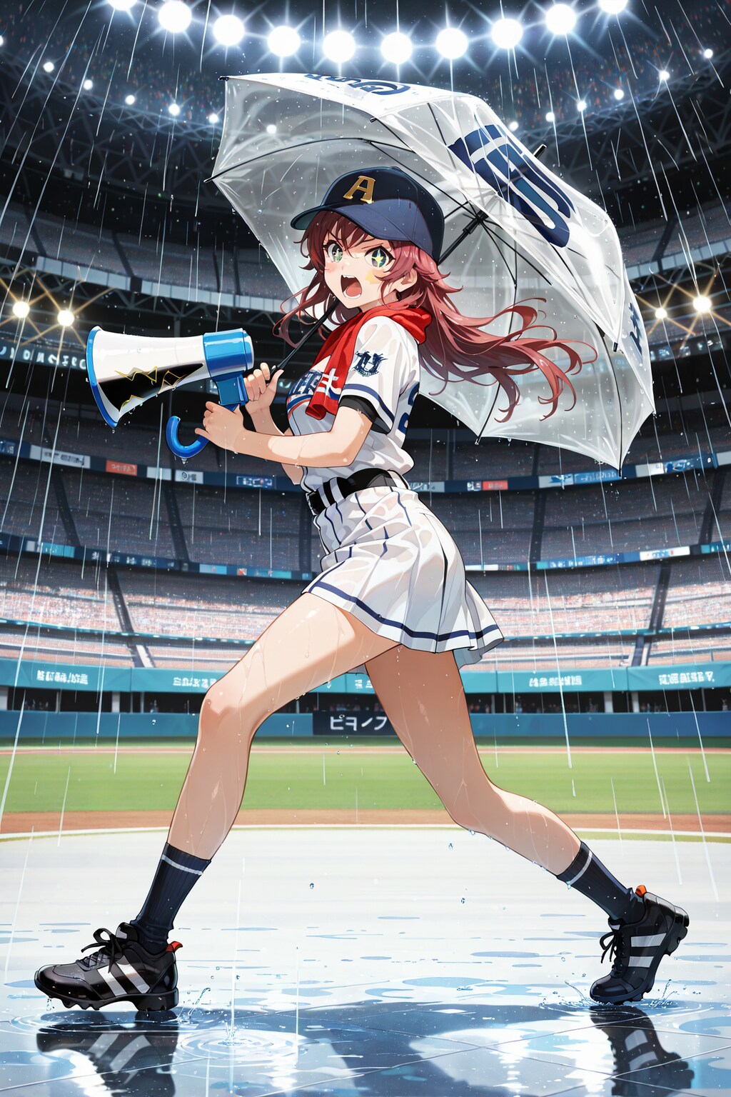 ドーム球場で傘が必要（但し、某球団とは無関係です）