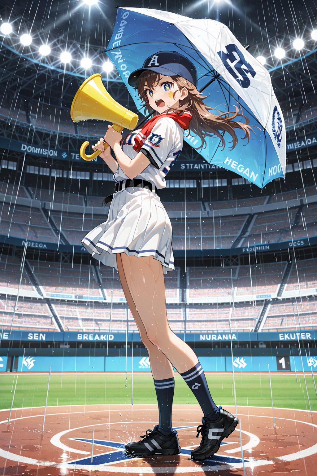 ドーム球場で傘が必要（但し、某球団とは無関係です）