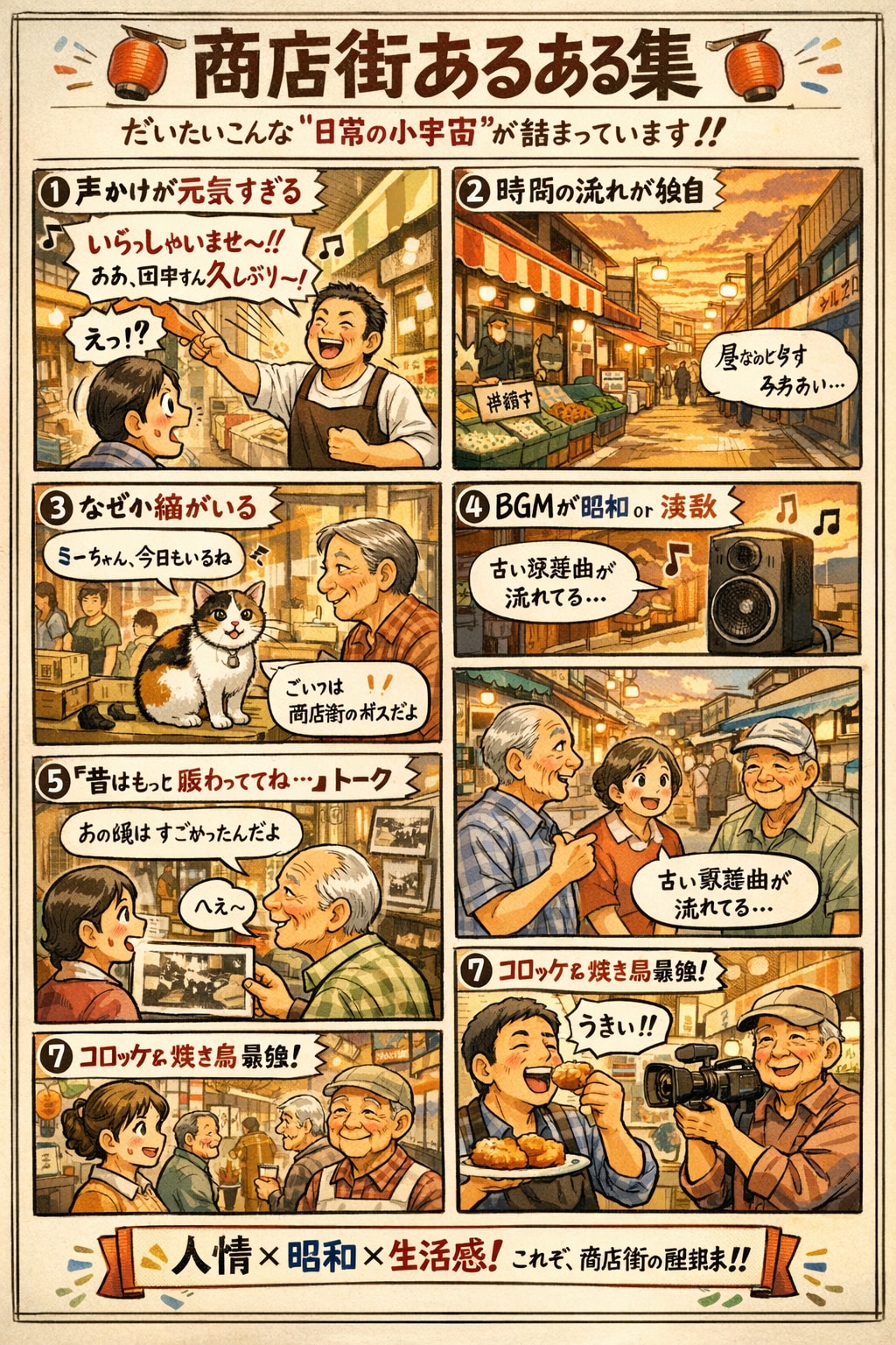 商店街あるある集