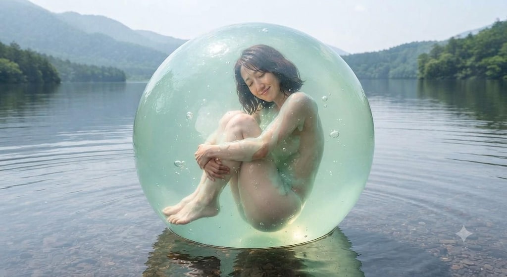 冷たくて気持ちよさそう