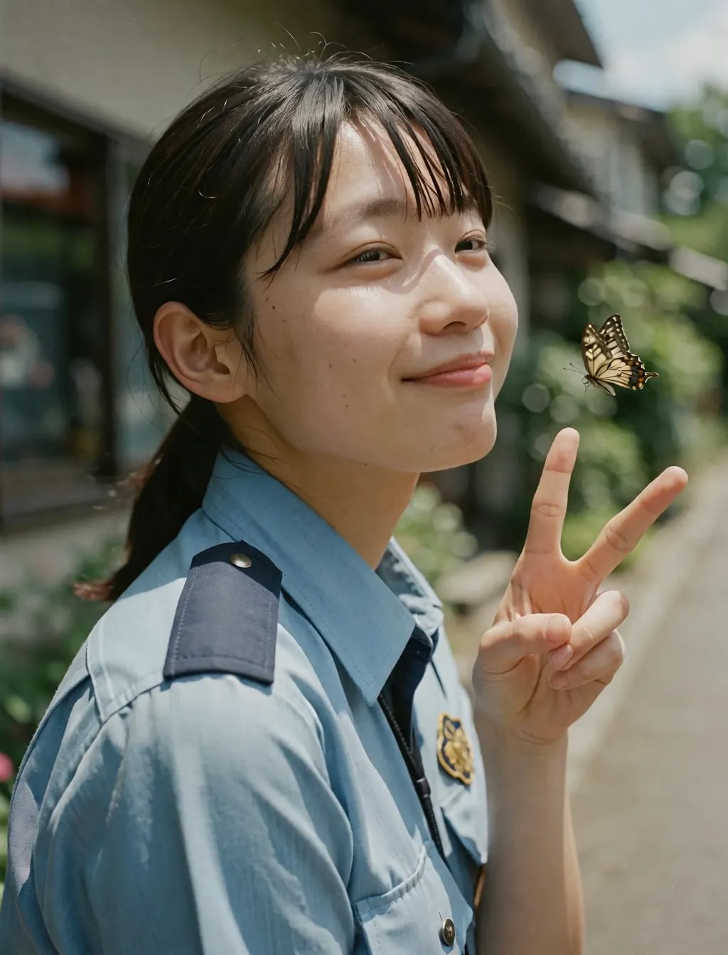 今朝の警察官