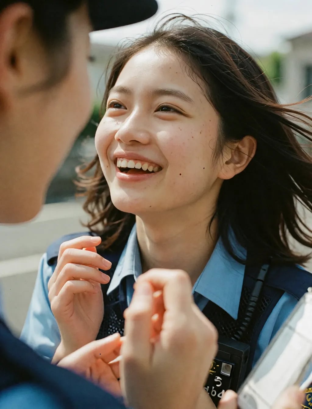今朝の警察官