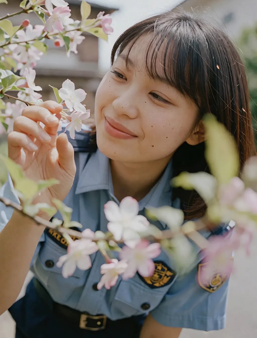 今朝の警察官