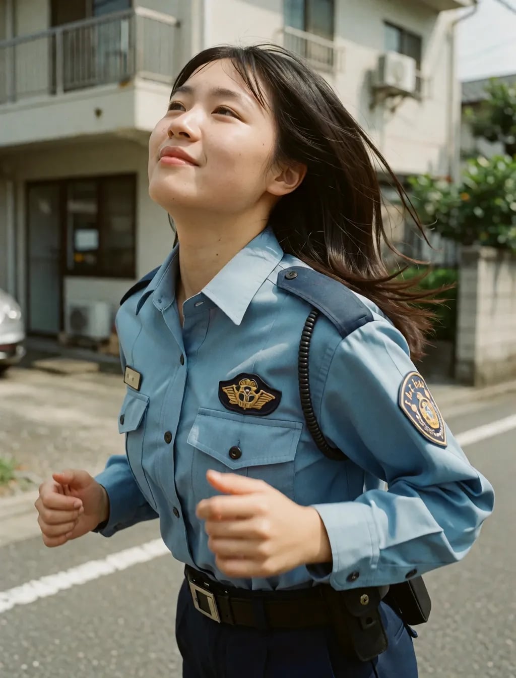 今朝の警察官